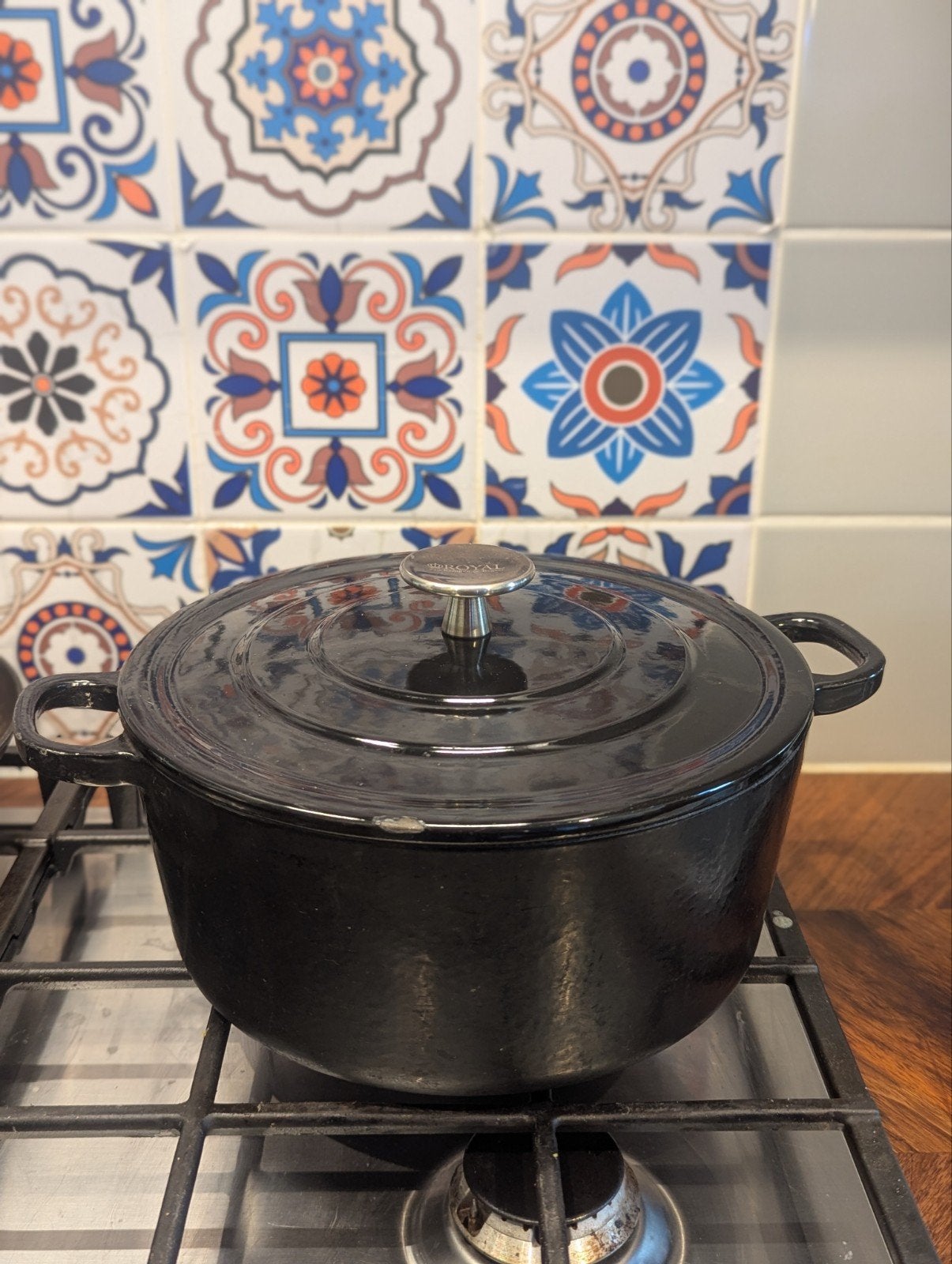 Royal Van Kempen & Begeer gietijzeren braadpan, Ophalen, Gebruikt, Gietijzer