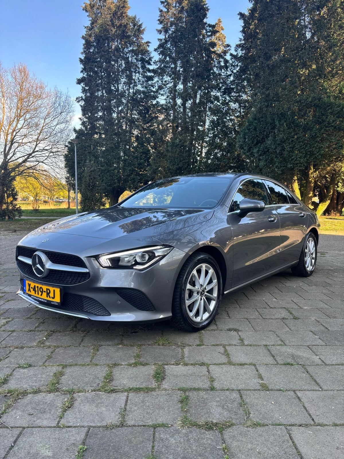 Mercedes-Benz CLA 200 d 150pk 8G-DCT 2021 Grijs, Auto's, Mercedes-Benz, CLA, 4 cilinders, Diesel, 19 km/l
