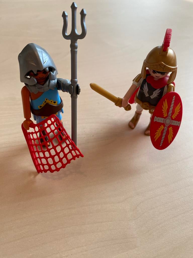 Playmobil Romeinse Gladiatoren Set - Compleet, Ophalen of Verzenden, Zo goed als nieuw, Jongen of Meisje