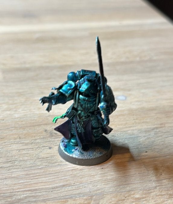 Warhammer 40k Librarian Turmiel Dark Angels, Hobby en Vrije tijd, Ophalen of Verzenden, Zo goed als nieuw, Warhammer