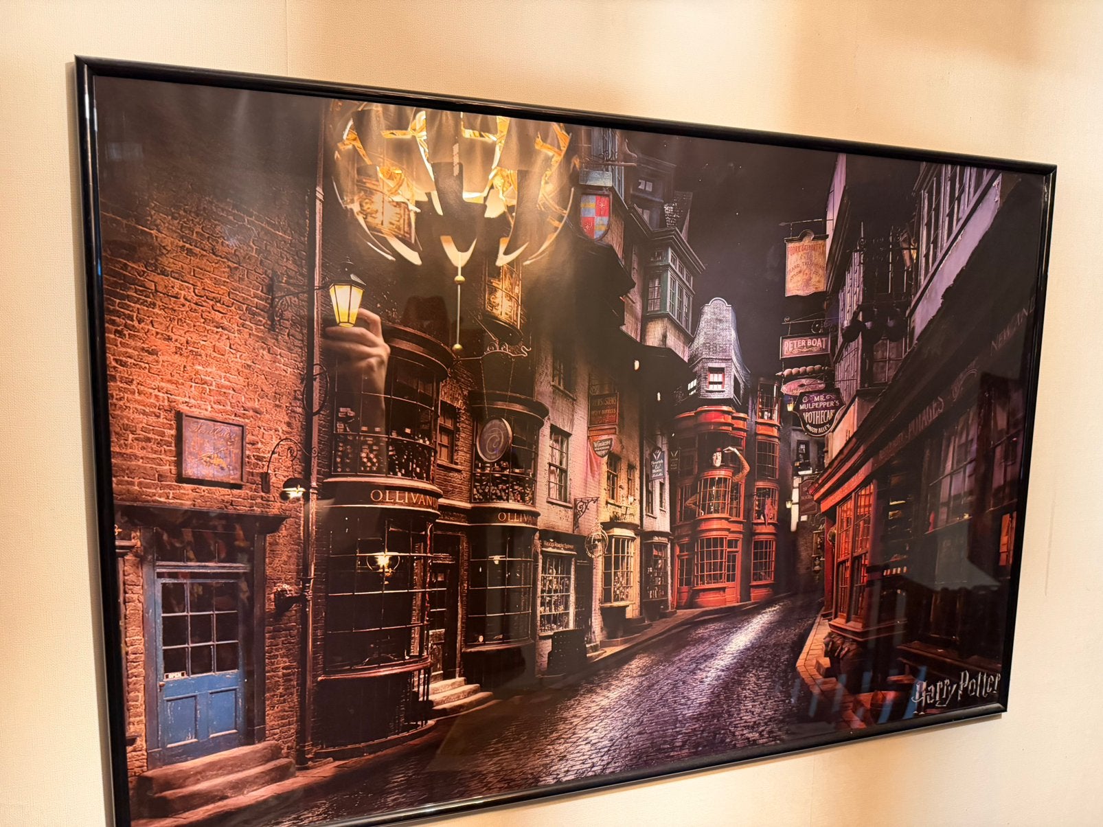 Harry Potter poster in lijst, Ophalen, Foto of Poster, Minder dan 50 cm