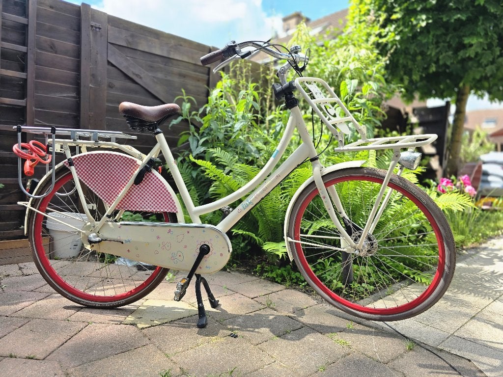 Mama fiets met kinderstoeltjes Yepp, 2 zitjes, Gebruikt, Versnellingen, 56 cm of meer