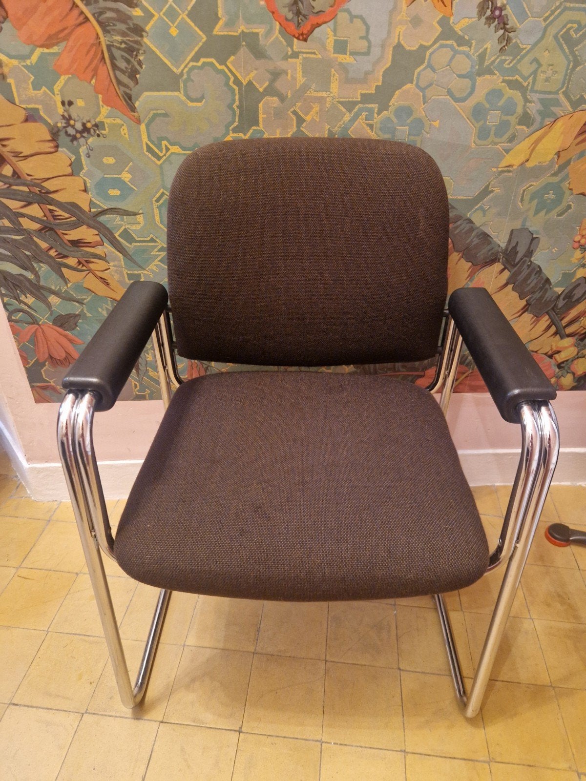 Originele Drabert sledeframe stoel, Vintage design uit 1982, Ophalen