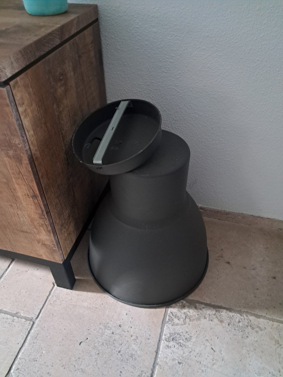 Ikea lampen, Rond, Zo goed als nieuw, Grijs, Ophalen