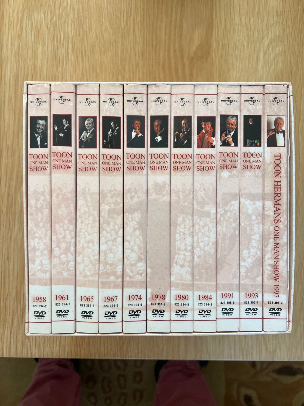 Toon Hermans One Man Shows 1958-1997 DVD Boxset, Alle leeftijden, Toon Hermans, Zo goed als nieuw, Verzamelbox of complete uitgave