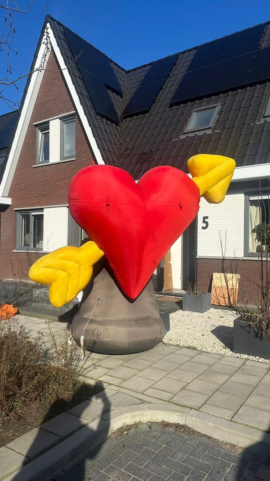 Te huur jubileum hart trouwen of zo veel jaar getrouwd, Ophalen, Zo goed als nieuw