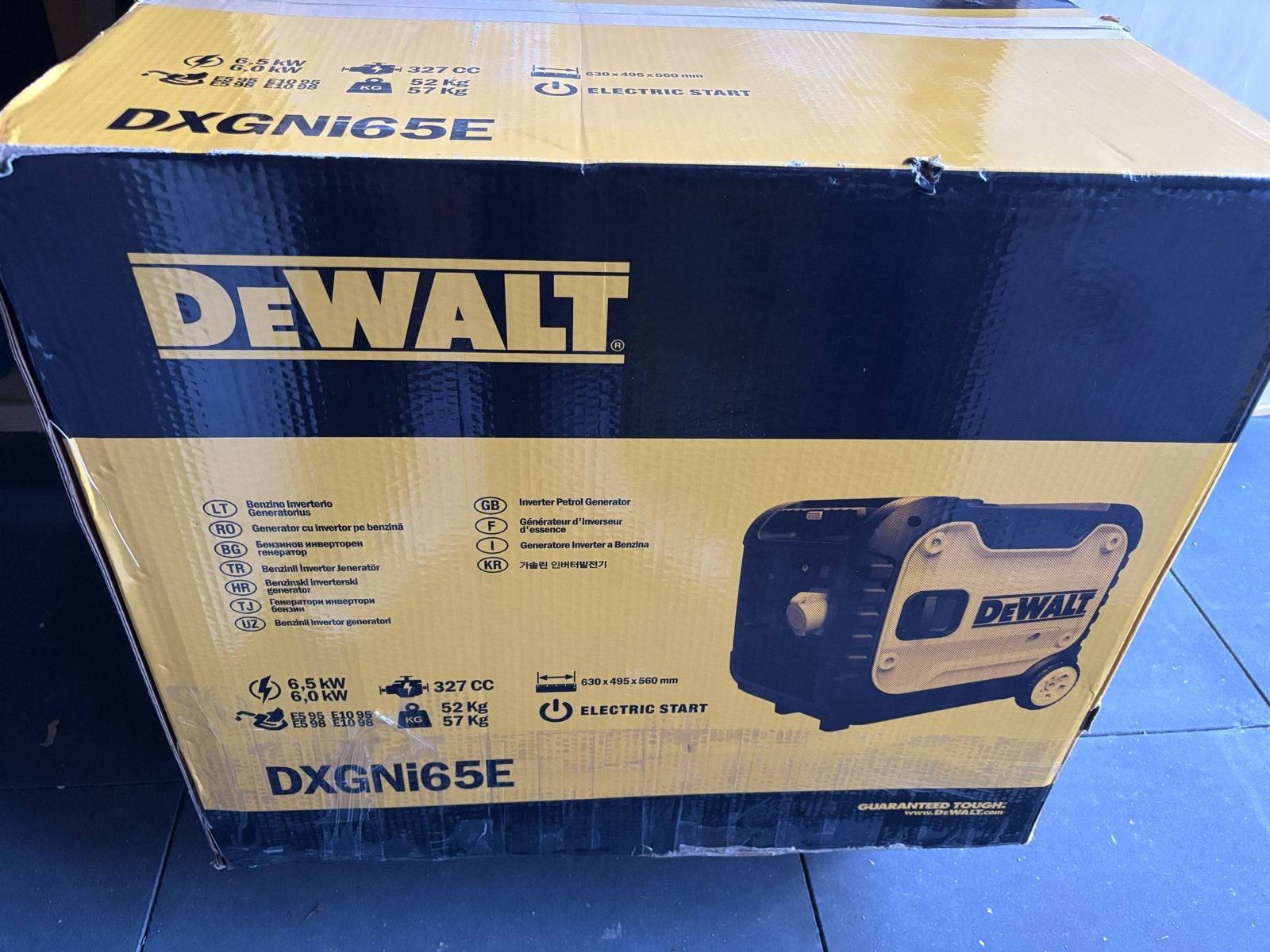 Nieuwe DeWalt DXGNi65E Inverter Benzine Generator