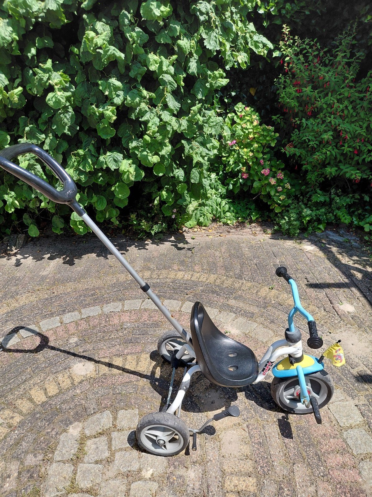 Puky driewieler met duwstang, € 20, Ophalen, Gebruikt, Puky, Duwstang