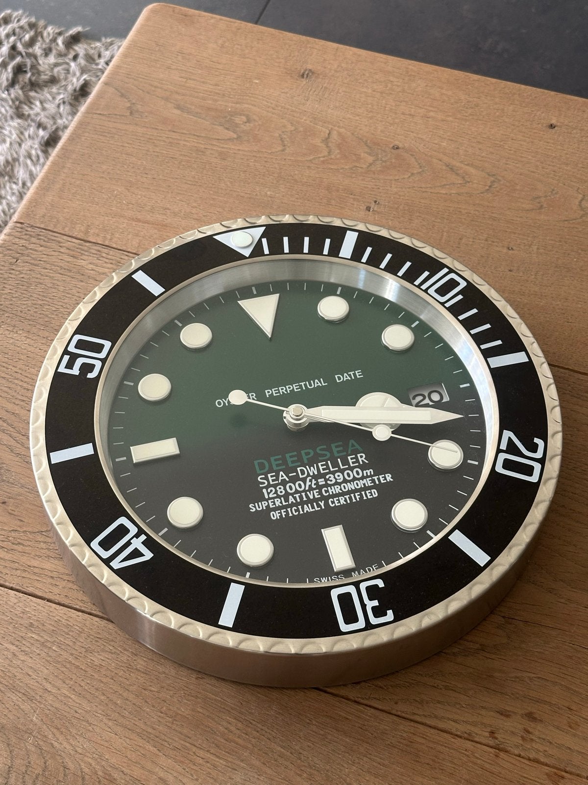 Rolex DeepSea Sea-Dweller wandklok - defect, Antiek en Kunst, Ophalen of Verzenden