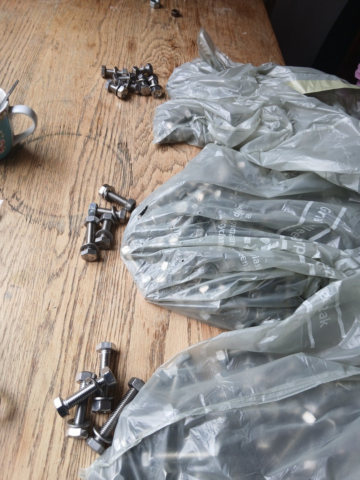 RVS  A4  BOUTEN EN MOEREN, Ophalen of Verzenden, Nieuw, Bouten of Moeren, Rvs