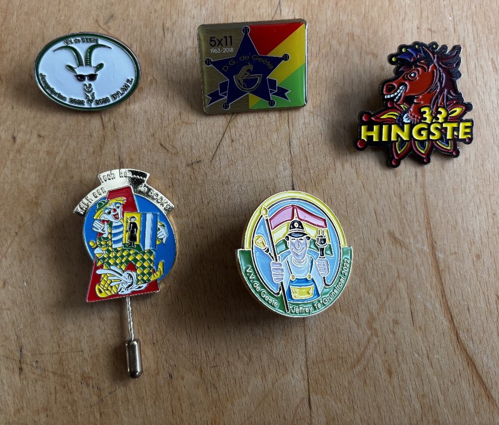 pins carnaval De Geete Landgraaf., Ophalen of Verzenden, Zo goed als nieuw, Overige onderwerpen