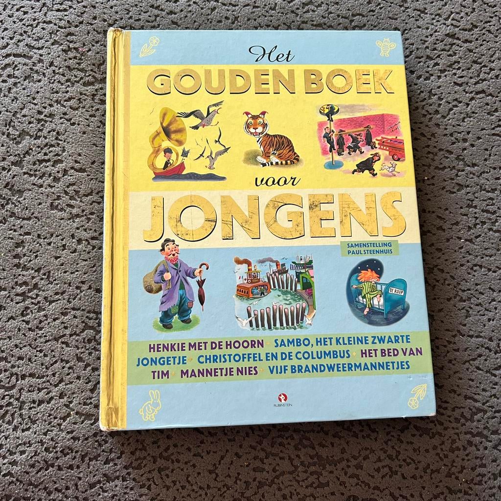 Het Gouden Boek voor Jongens - Verzamelbundel (Gouden rug), Boeken, Ophalen of Verzenden, Gelezen, Fictie algemeen