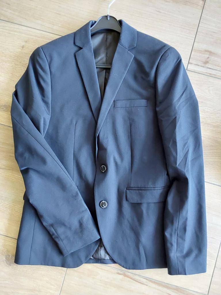Jack & Jones Net Blauw Pak/Kostuum Maat 164 voor Gala/Feest, Ophalen of Verzenden, Zo goed als nieuw, Setje, Jongen