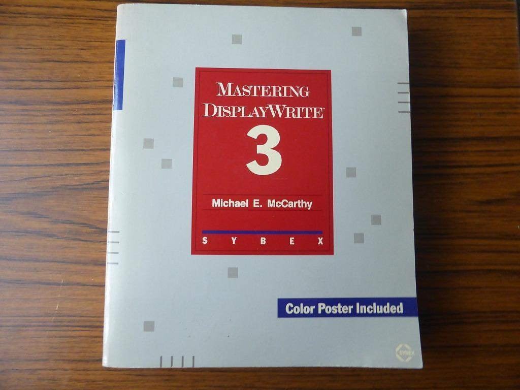 Mastering IBM DisplayWrite 3 - engelstalig - izgs, Ophalen of Verzenden, Zo goed als nieuw, Software