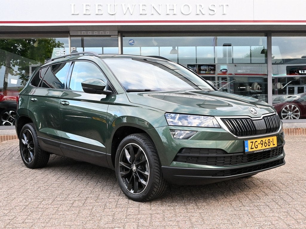 Skoda Karoq 1.0 TSI Ambition AUTOMAAT, elek. a.klep, leer, s, Auto's, Skoda, Gebruikt, 1261 kg, 116 pk, 19 km/l