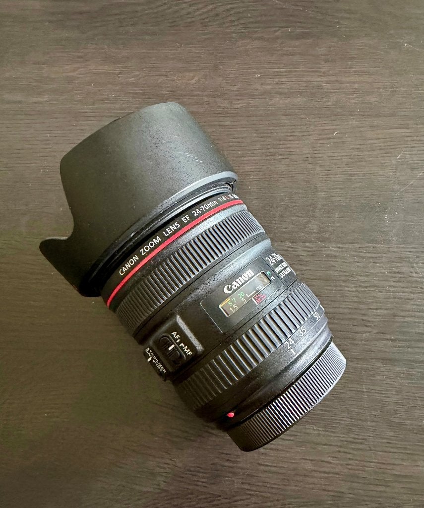 Canon EF 24-70mm f/4 l (1:4) IS USM, Audio, Tv en Foto, Fotografie | Lenzen en Objectieven, Ophalen, Canon, Zo goed als nieuw