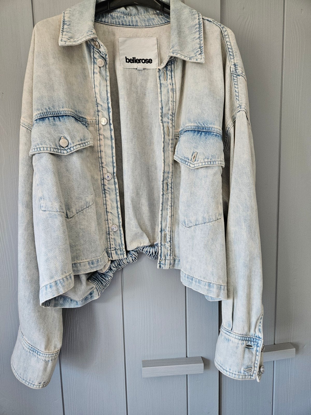 Bellerose Pery denim jack - Gloednieuw, maat M, Maat 38/40 (M), Bellerose, Blauw, Nieuw