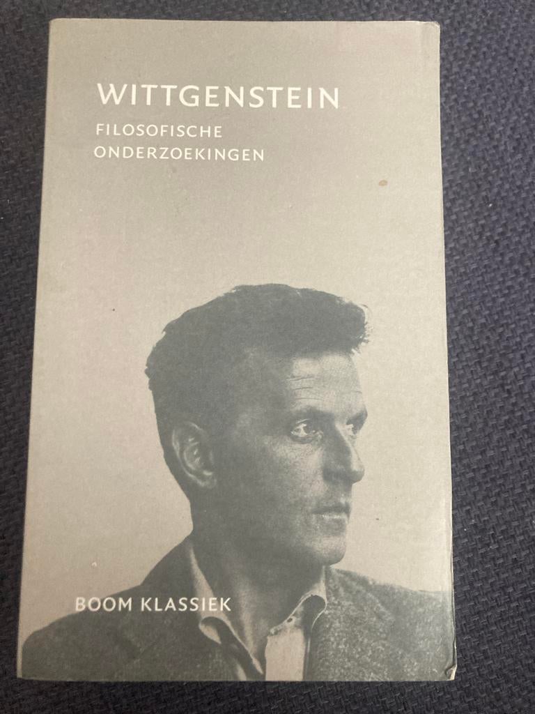 Wittgenstein - Filosofische onderzoekingen / Boom 2002, Boeken, Filosofie, Ophalen of Verzenden, Gelezen, Wijsbegeerte of Ethiek