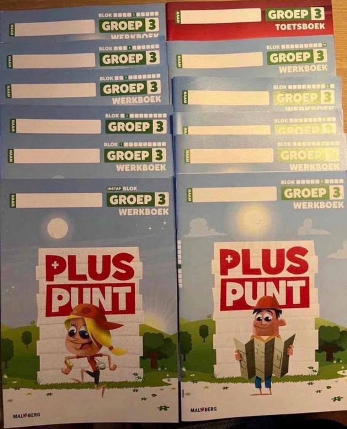 Pluspunt groep 3 rekenen werkboekenset, Ophalen of Verzenden, Zo goed als nieuw, Overige niveaus, Overige vakken