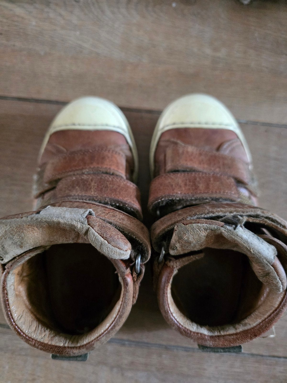 Stoere bruine schoenen maat 27 - merk develab, Ophalen of Verzenden