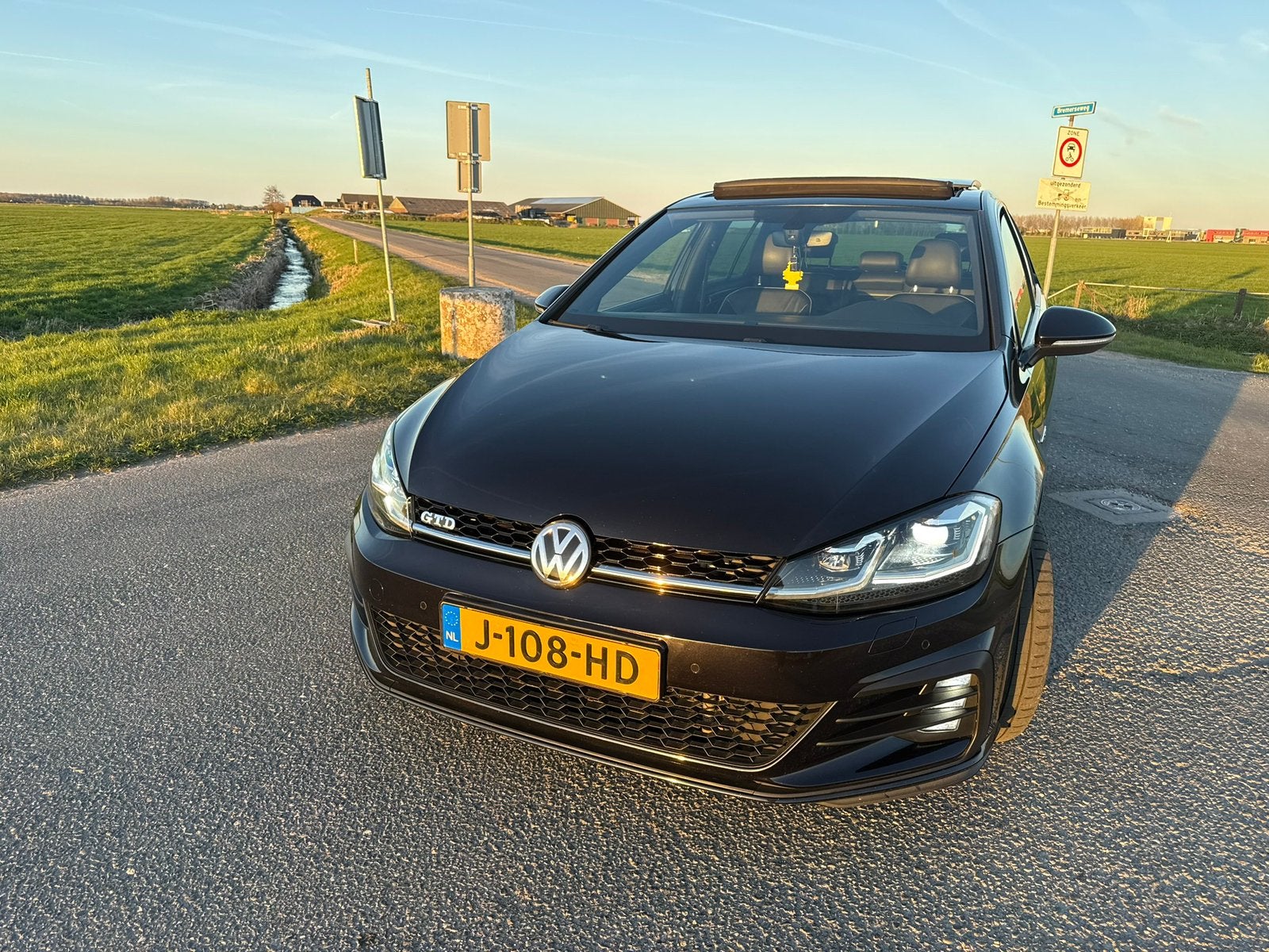 Golf 7.5 GTD 2019, Auto's, Volkswagen, Voorwielaandrijving, 15 km/l, 74 pk, Zwart
