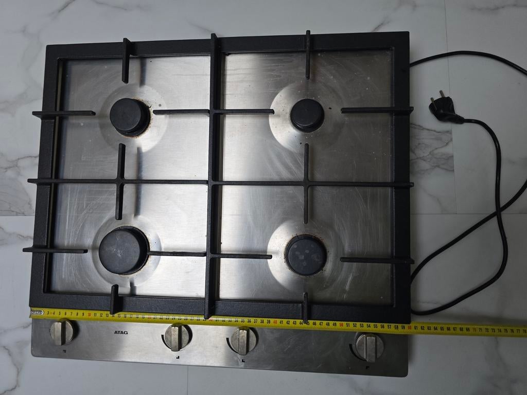Atag HG6211BA1E/A1 Gaskookplaat - Inbouw, Ophalen of Verzenden, Inbouw, Gas, 4 kookzones