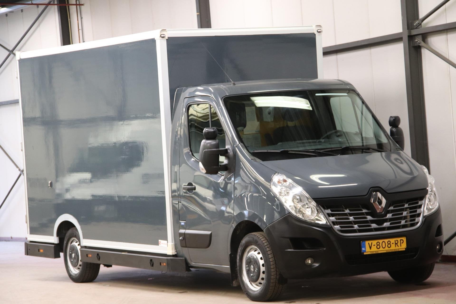 Renault Master 170PK AUTOMAAT LOWLINER VERKOOPWAGEN FOODTRUC, Stof, Gebruikt, Euro 6, 4 cilinders