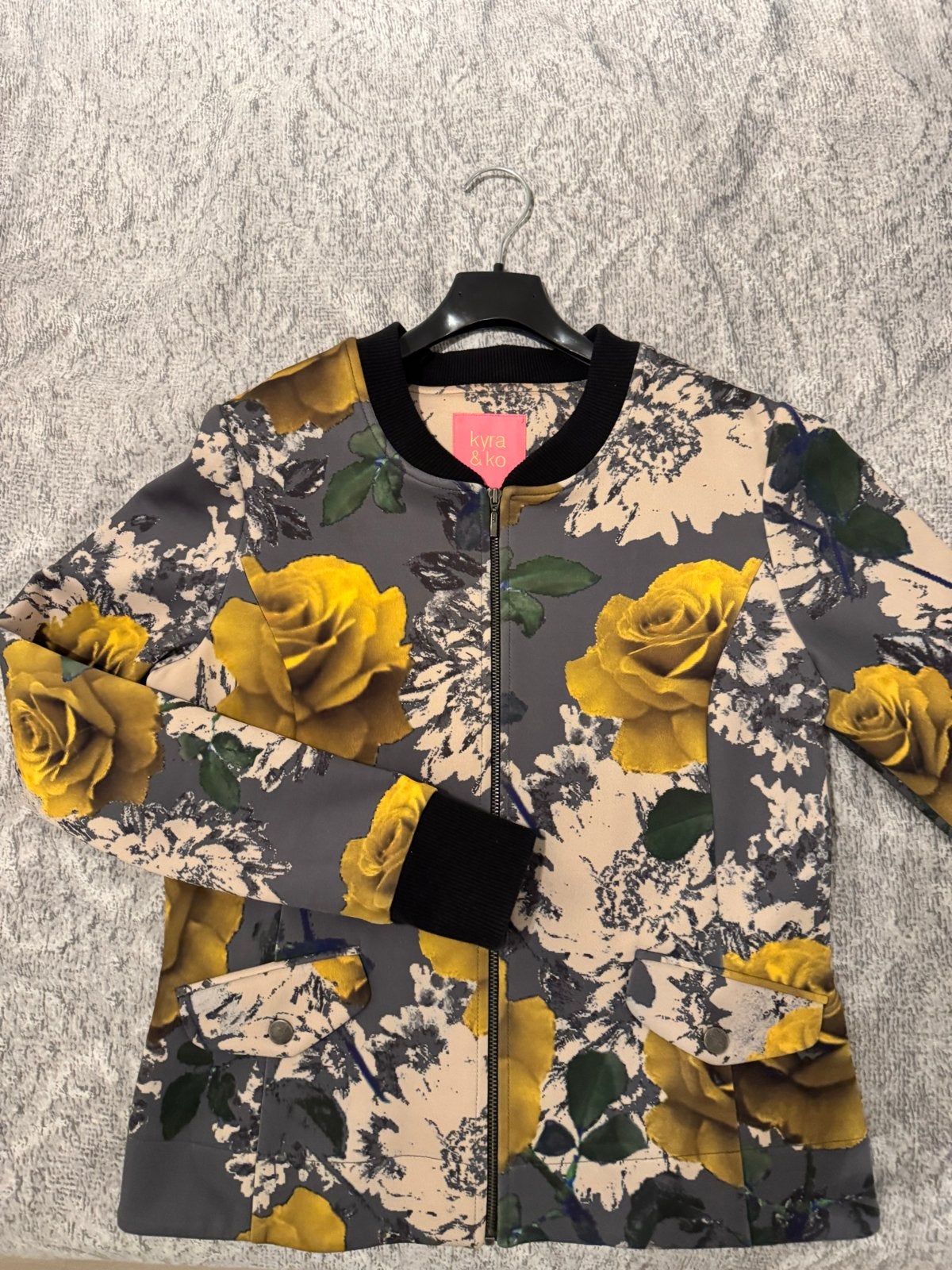 Kyra & Ko bomberjack met bloemenprint, Ophalen of Verzenden, Zo goed als nieuw, Maat 36 (S), Meerkleurig