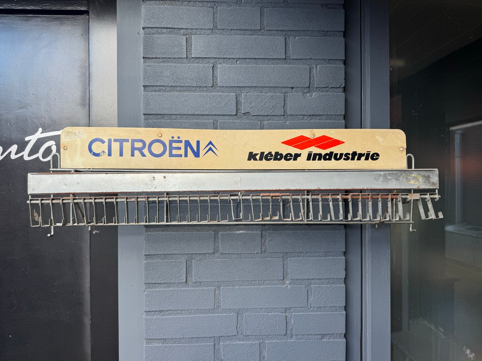 Vintage Citroën Kleber Industrie display rek, Reclamebord, Gebruikt, ., Ophalen of Verzenden