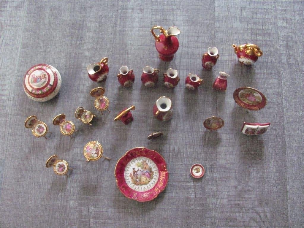 Servies - porcelijn Limoges Frankrijk, Ophalen of Verzenden
