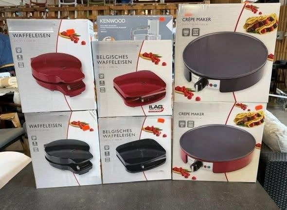 Belgische Wafelmaker €10,- & Crêpemaker €14,-, Ophalen, Belgische Wafelmaker & Crêpemaker, Nieuw, Belgische Wafelmaker & Crêpemaker