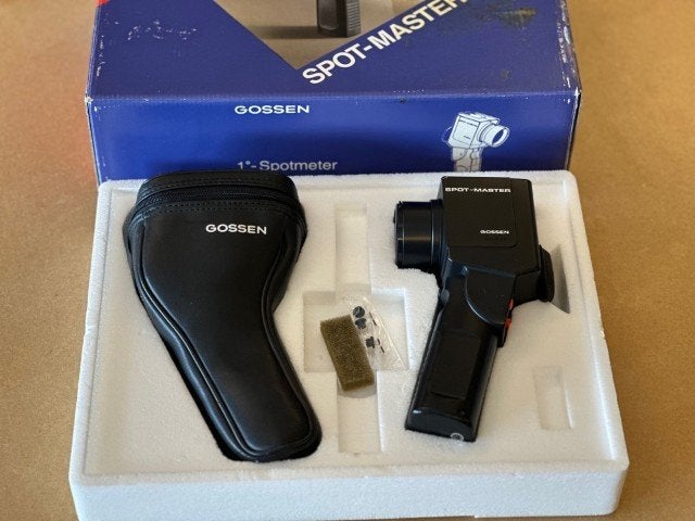 Gossen Spotmaster 1 Belichtingsmeter, Ophalen of Verzenden, Info@gossen-photo.de, Lichtmeter, GOSSEN Foto- und Lichtmesstechnik GmbH