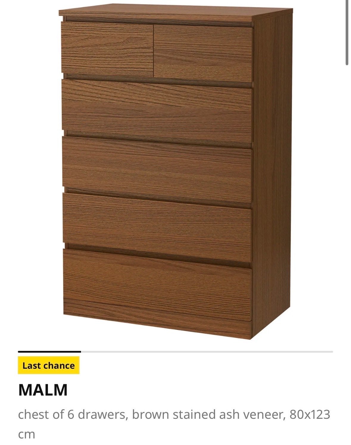 GEZOCHT: IKEA Malm ladekast in kersenhout, Gebruikt, 5 laden of meer, 100 tot 150 cm, Kersenhout