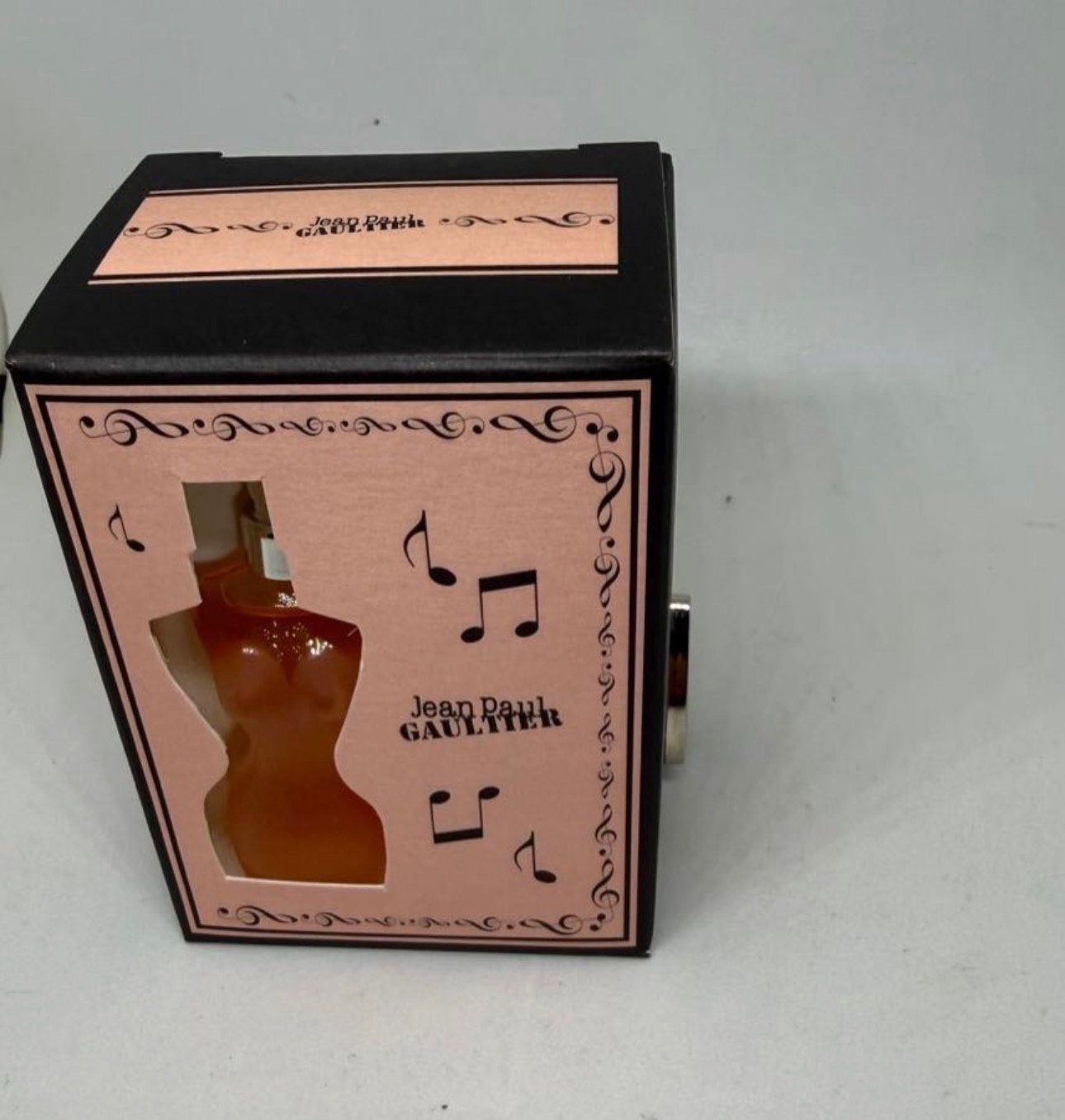 Muziekdoos Classique Gaultier 3,5 ml eau de toilette, Verzamelen, Verzenden, Nieuw, Miniatuur, Gevuld