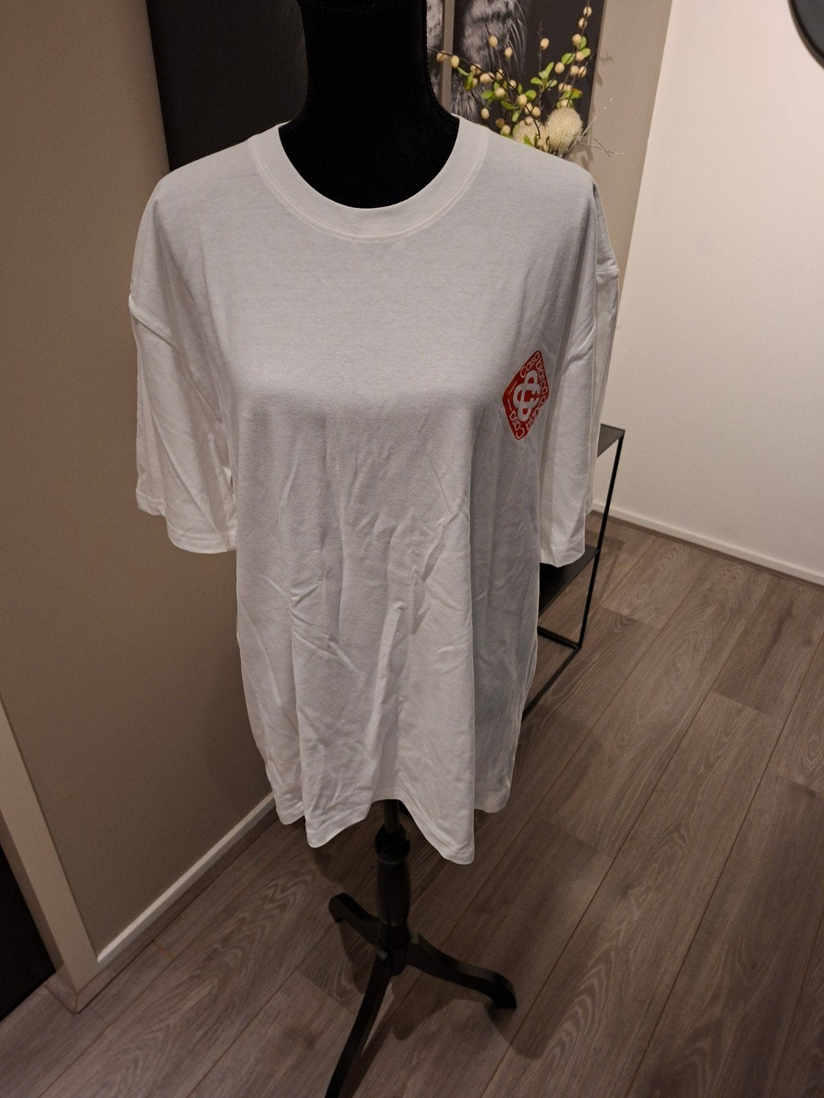 Casablanca T-shirt XXXL wit met rood logo, Wit, Casablanca, Maat 46/48 (XL) of groter, Ophalen of Verzenden