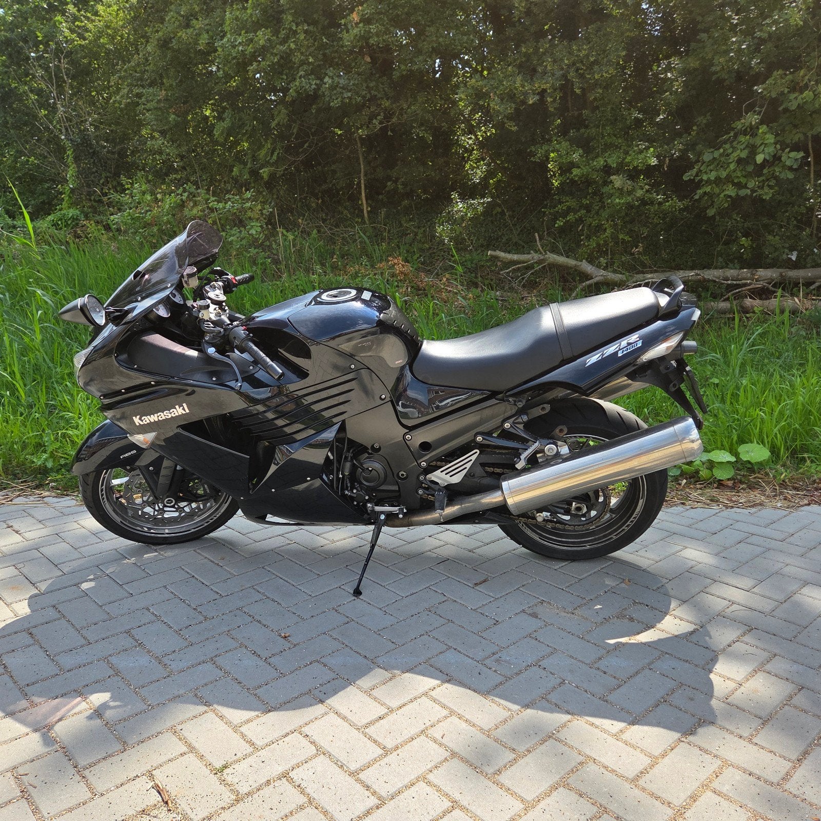 Kawasaki ZZR 1400 met ABS en Givi zijkoffers, Motoren, Kawasaki, Toermotor, ABS, Handgeschakeld