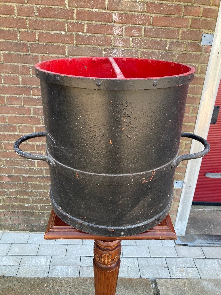 IJzeren graanmaat 1/2 hektoliter, Antiek en Kunst, Antiek | Gereedschap en Instrumenten, Ophalen