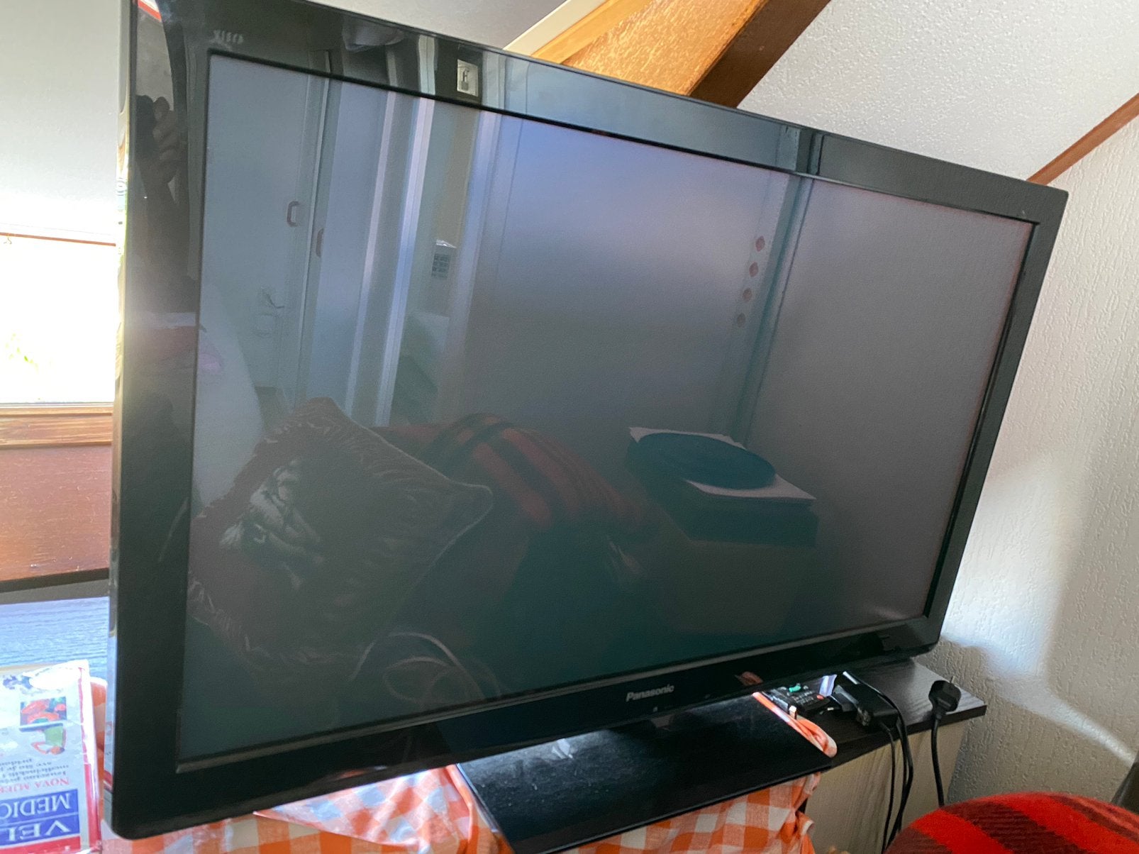 TV Panasonic TX P42C3E, Ophalen, Gebruikt, Panasonic, 50 Hz