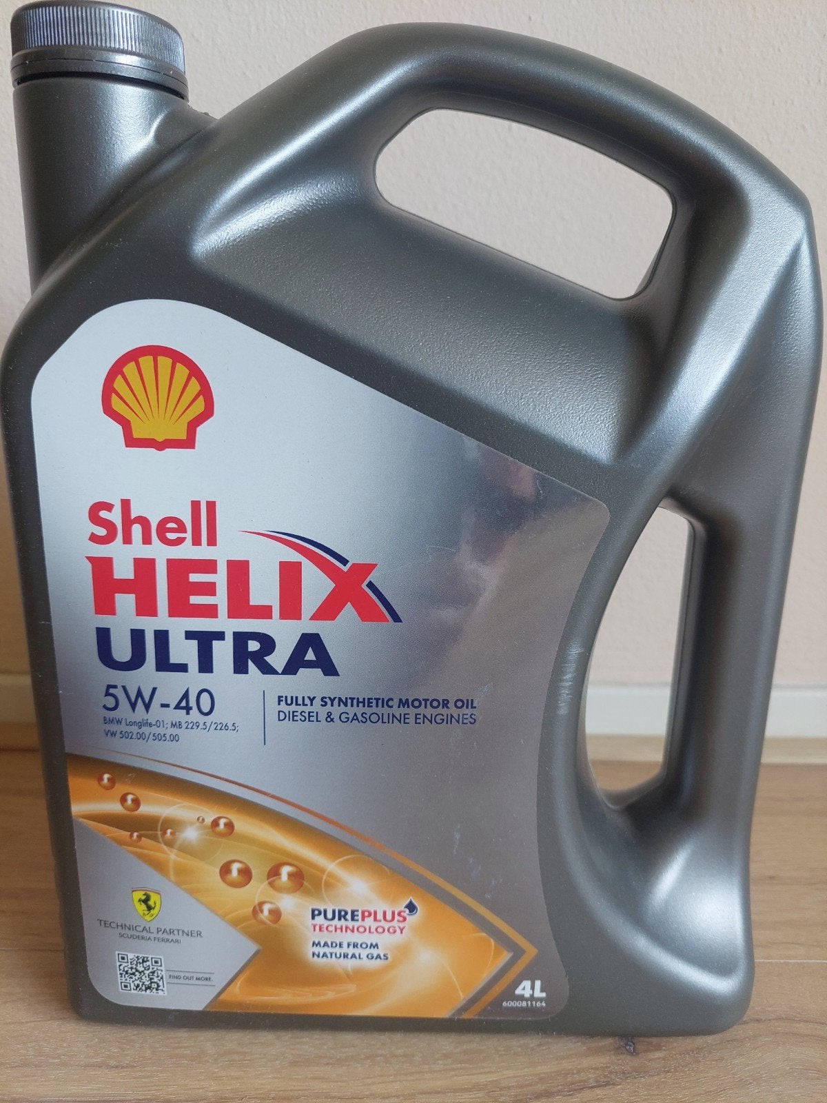 Shell Helix Ultra 5W-40 Volledig Synthetische Motorolie 4L, Ophalen, Nieuw