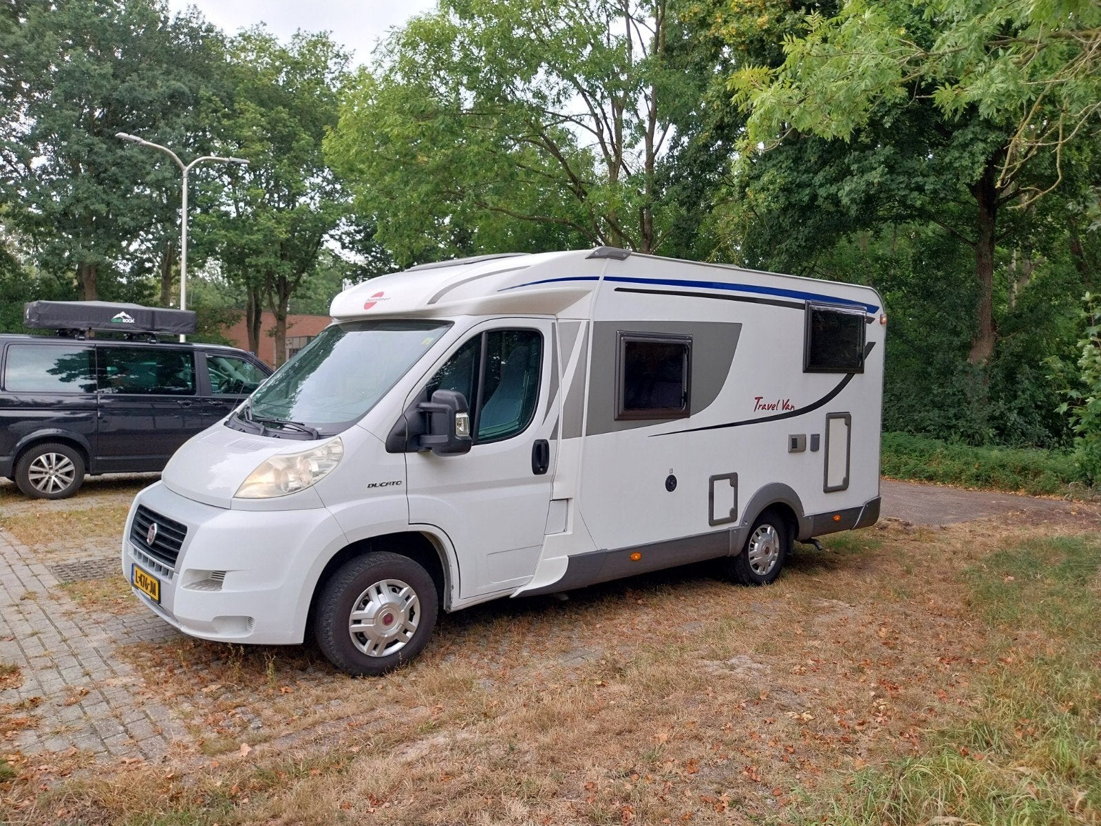 Fiat Ducato Camper Burstner halfintegraal  2009 5 persoons, Caravans en Kamperen, Campers, Luifel, Ringverwarming, Fiat, 6 tot 7 meter