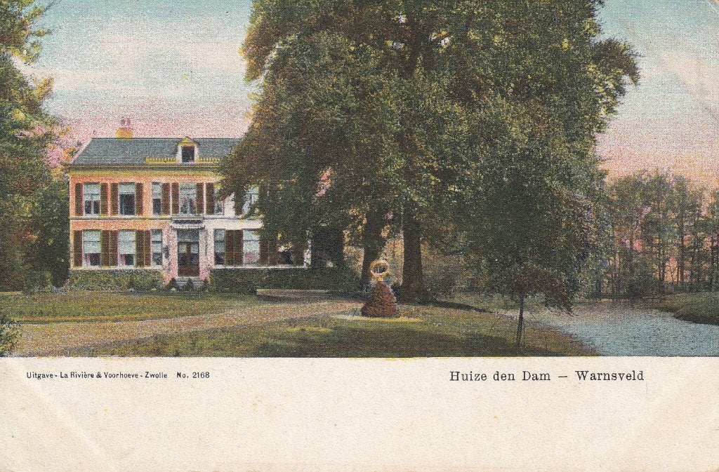 Eefde   -   Huize den Dam                        =0005=, Verzamelen, Ophalen of Verzenden, Voor 1920, Ongelopen, Gelderland