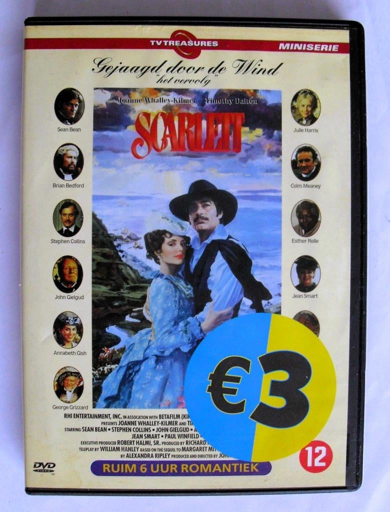 Scarlett (originele dvd's) mini serie, Cd's en Dvd's, Gebruikt, Boxset, Drama, Ophalen of Verzenden