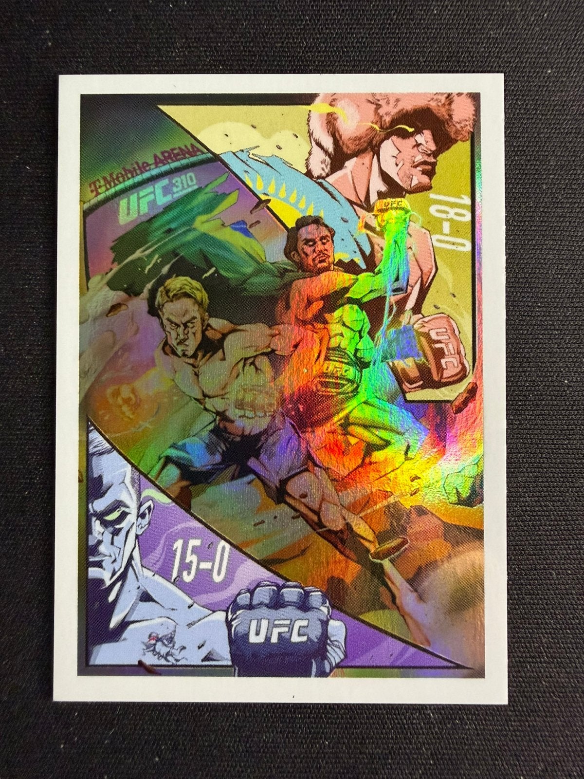 UFC 310 Poster Card Topps NOW, Ophalen of Verzenden, Zo goed als nieuw, Plaatje