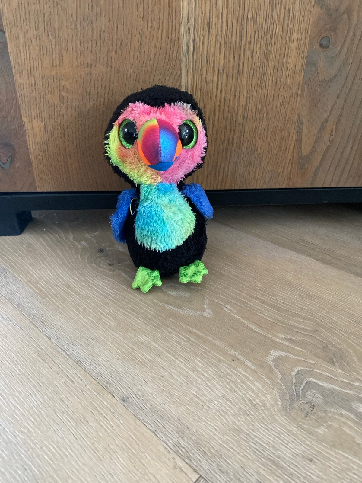 Ty Beanie Boos Beaka Toekan Knuffel - Zo goed als nieuw, Overige karakters, Overige typen, Ophalen of Verzenden, Meerkleurig