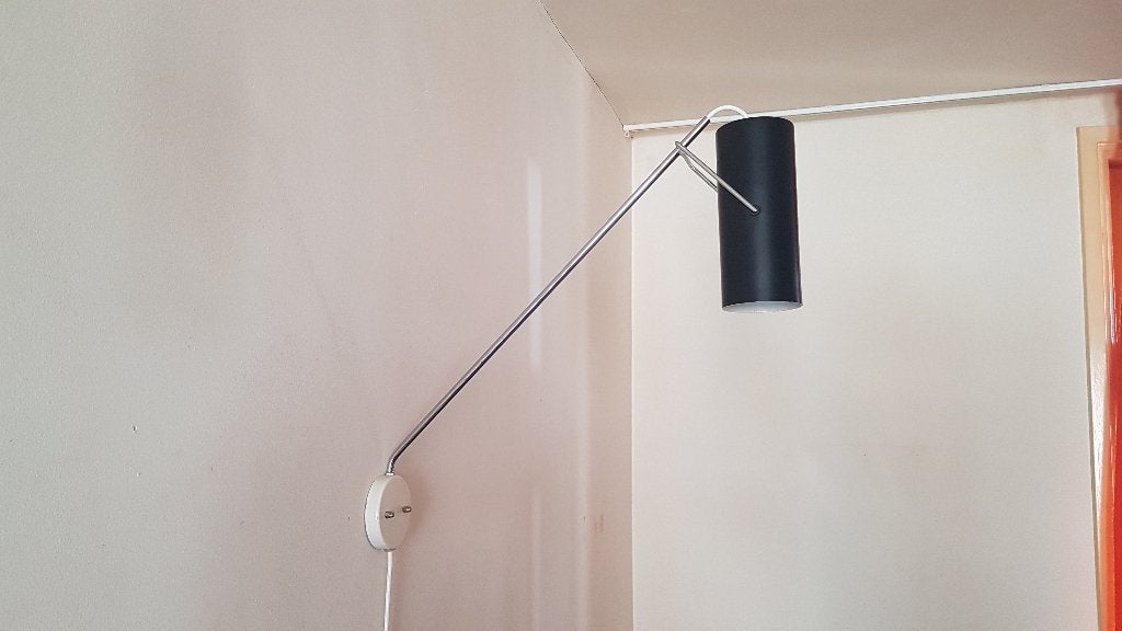 Raak C-1505 lamp jaren 60, Ophalen of Verzenden, Zo goed als nieuw, Metaal, Vintage 50 70 anvia hala philips louis kalff artimeta fog morup