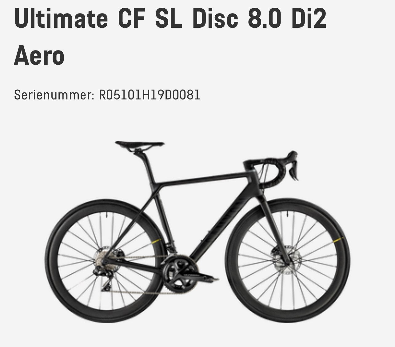 Foto 3 van Canyon Ultimate CF SL 8.0 Di2 Ultegra S