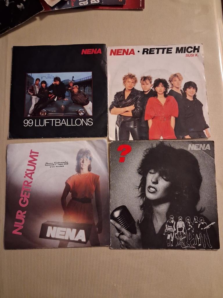 NENA 4 MOOIE SINGELS, Ophalen of Verzenden, Gebruikt, Overige formaten