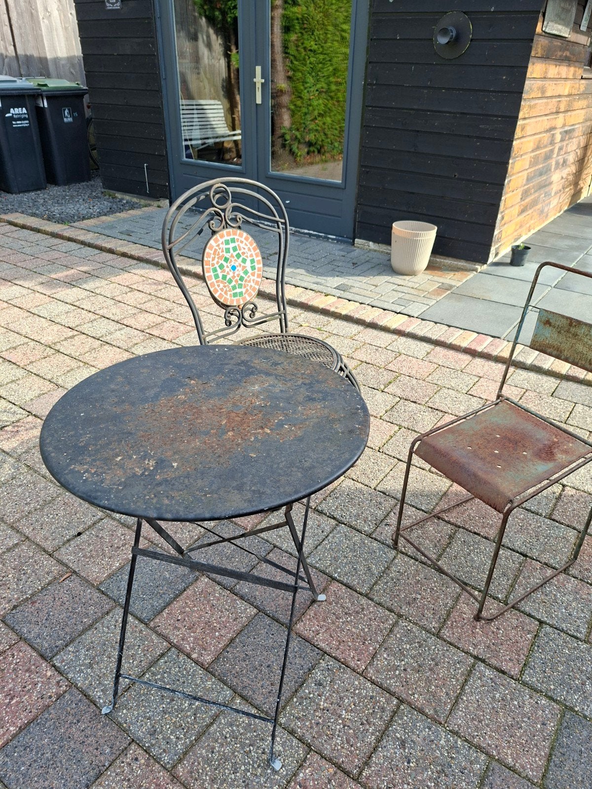 vintage bistro set, Ophalen of Verzenden
