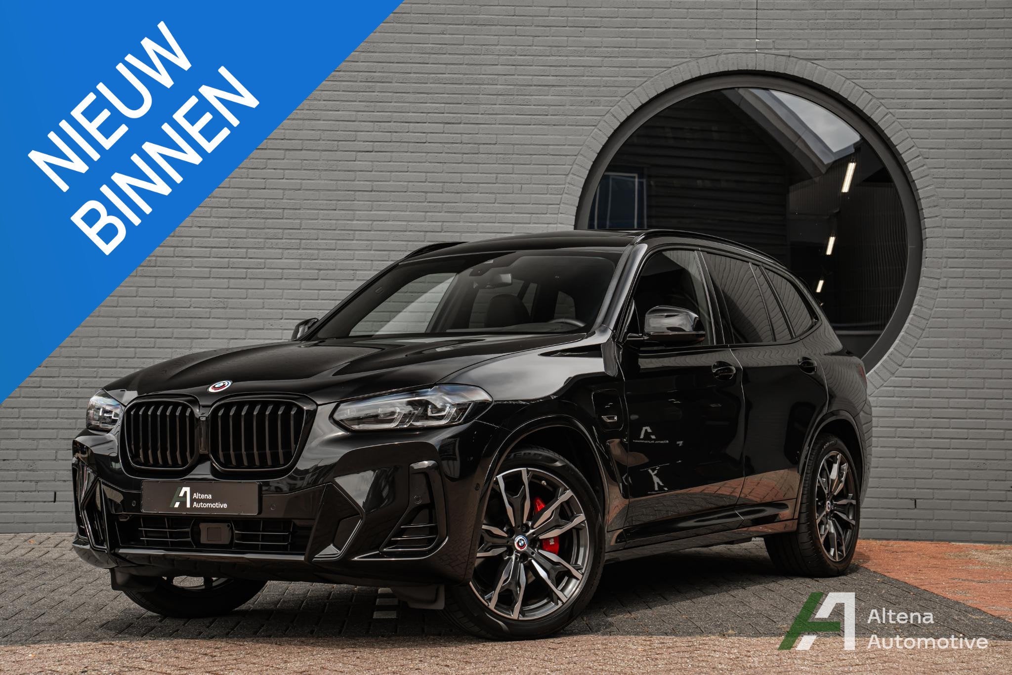 BMW X3 xDrive30e High Executive M-sport, BTW, Trekhaak, Hifi, Auto's, BMW, Gebruikt, 4 cilinders, Zwart, Bedrijf