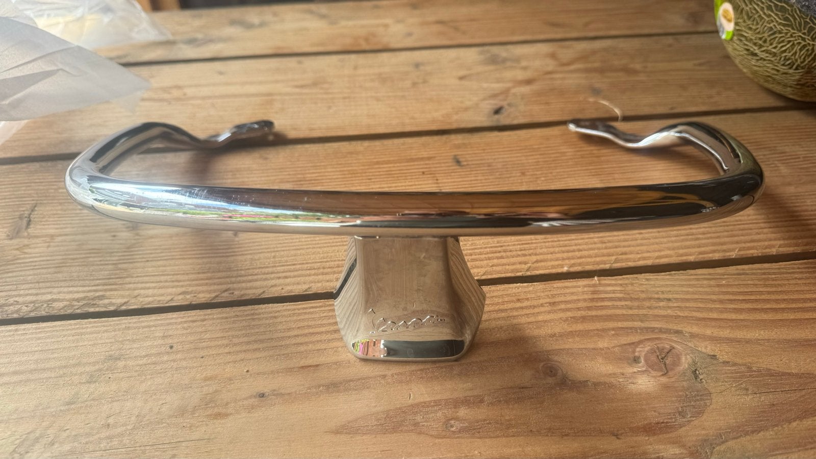 Vespa beugel achterrekje chroom, Ophalen of Verzenden, Nieuw, Overige typen, Vespa